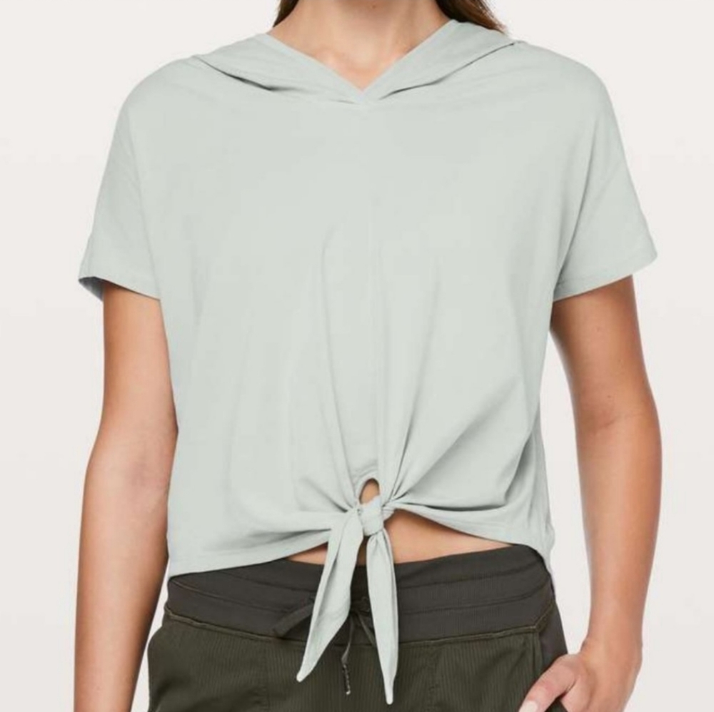 Lululemon | Knot Gonna Fly Tee Hood Size 8